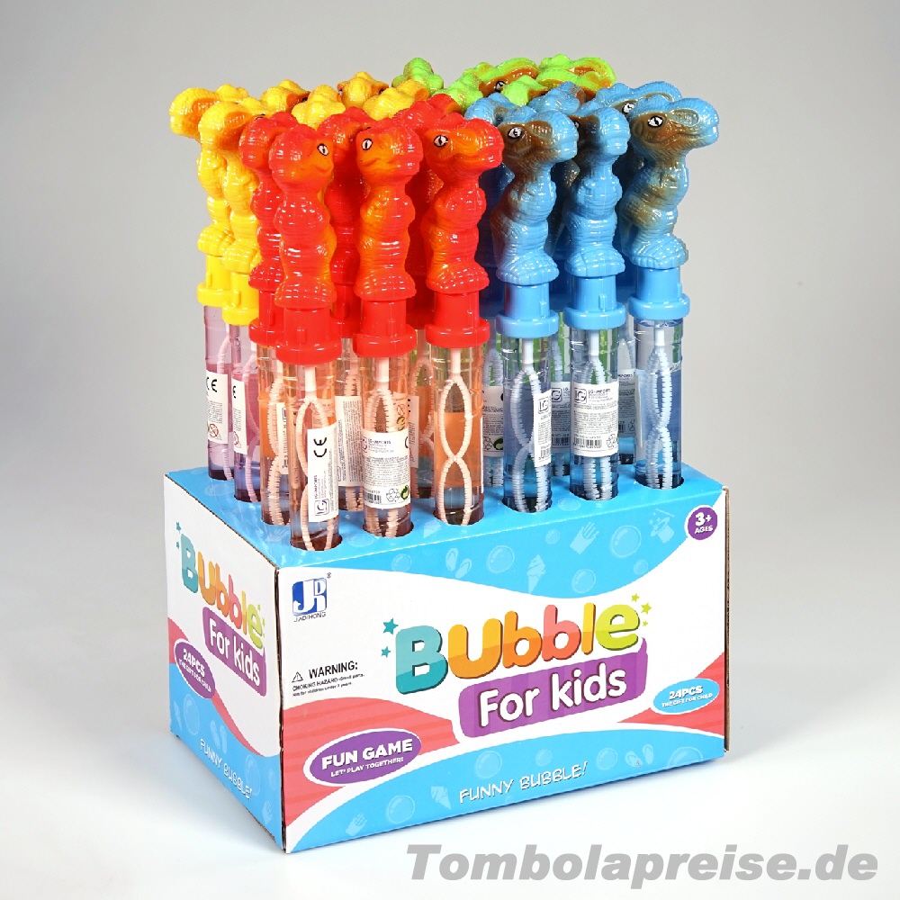 Tombolapreis Seifenblasenschwert Dinosaurier