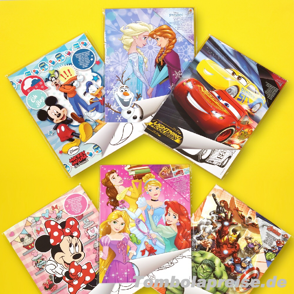 Tombolapreis Disney-Malblocks