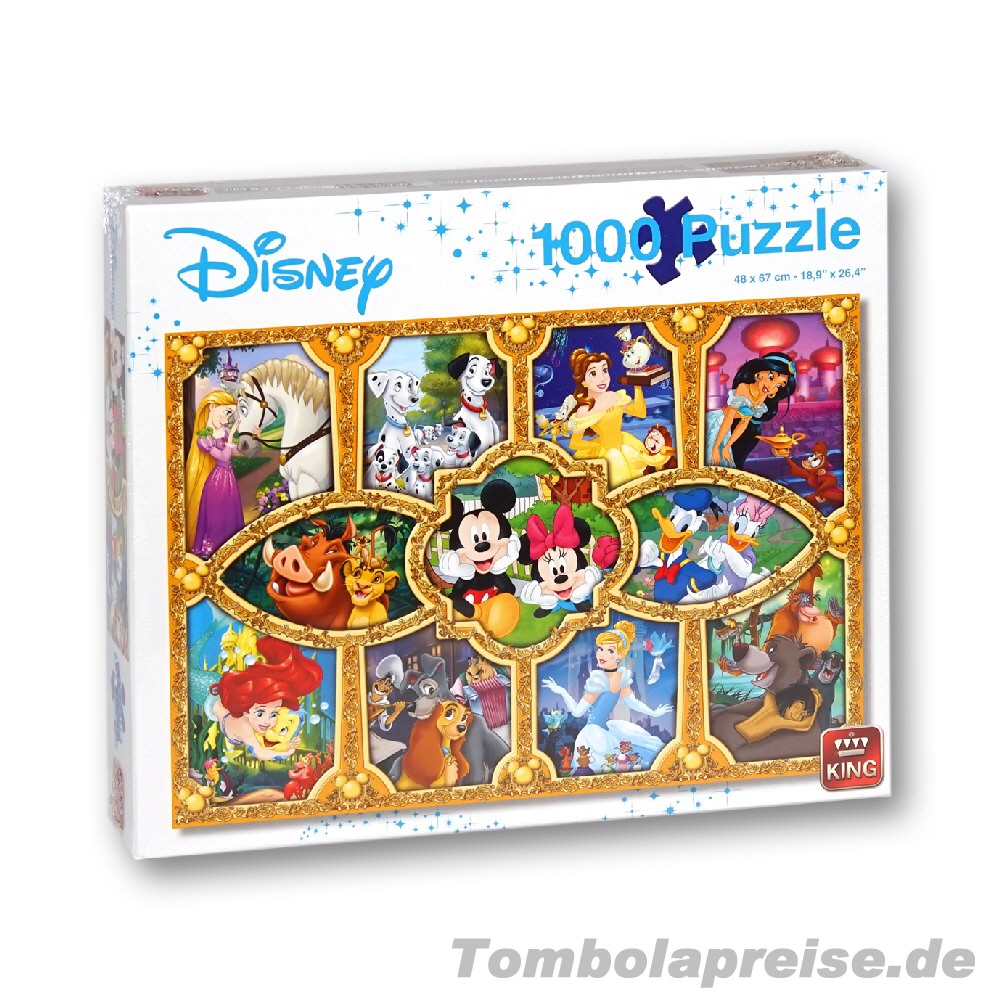 Tombolapreis Puzzle Disney 1.000 Teile