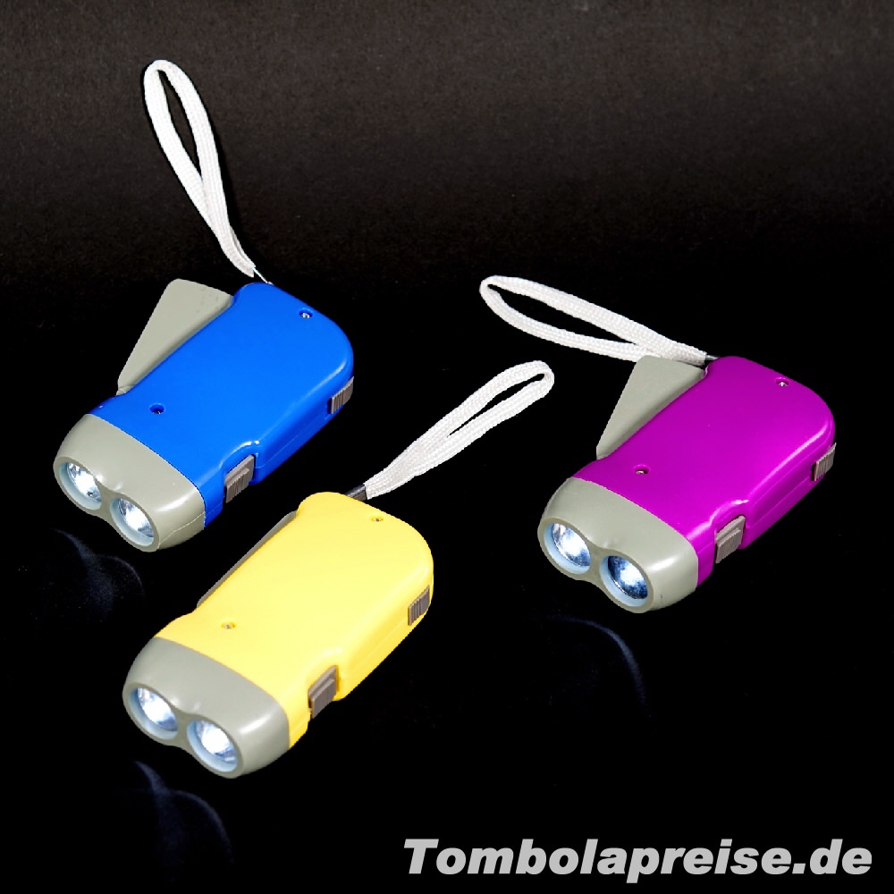 Tombolapreis Dynamo-Taschenlampen