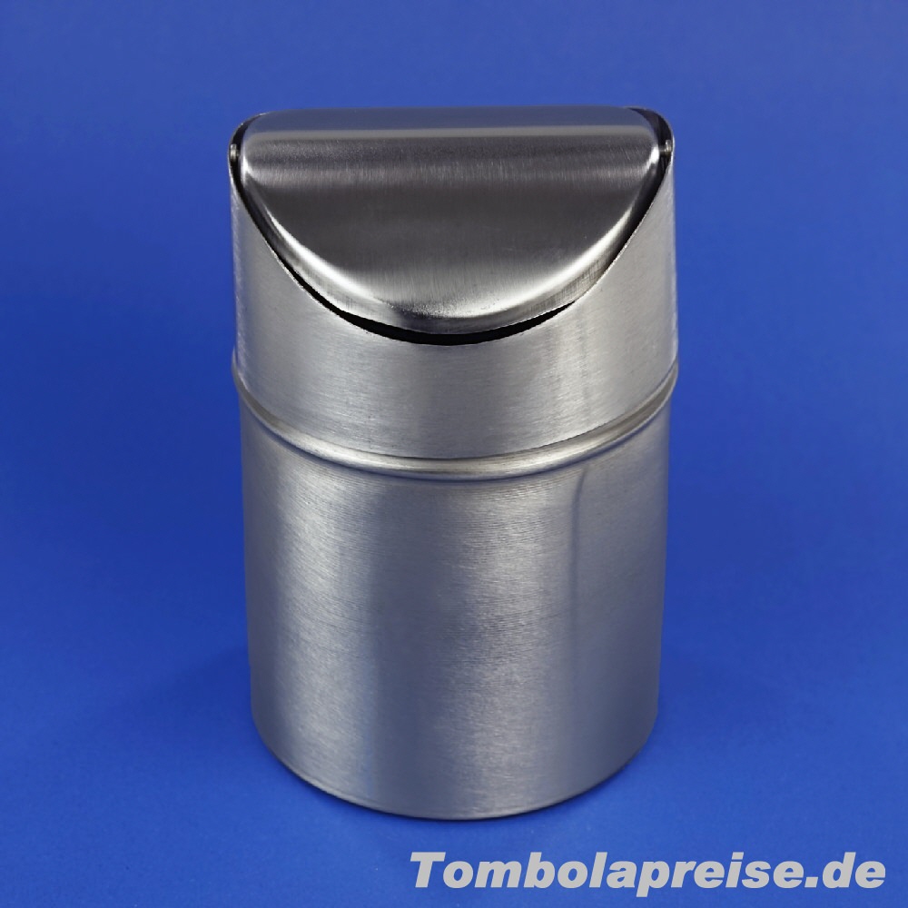 Tombolapreis Tischabfalleimer Edelstahl