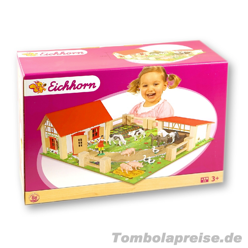 Tombolapreis Holz-Bauernhof