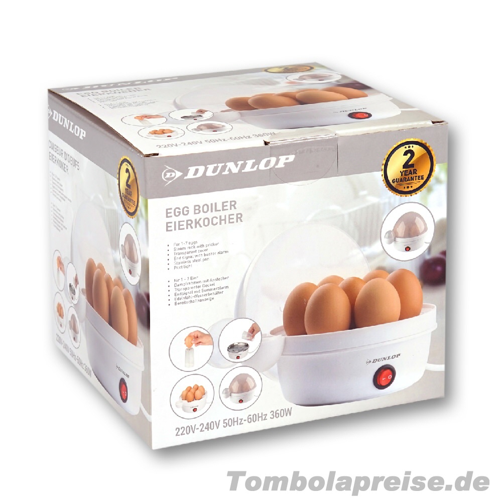 Tombolapreis Eierkocher für 7 Eier