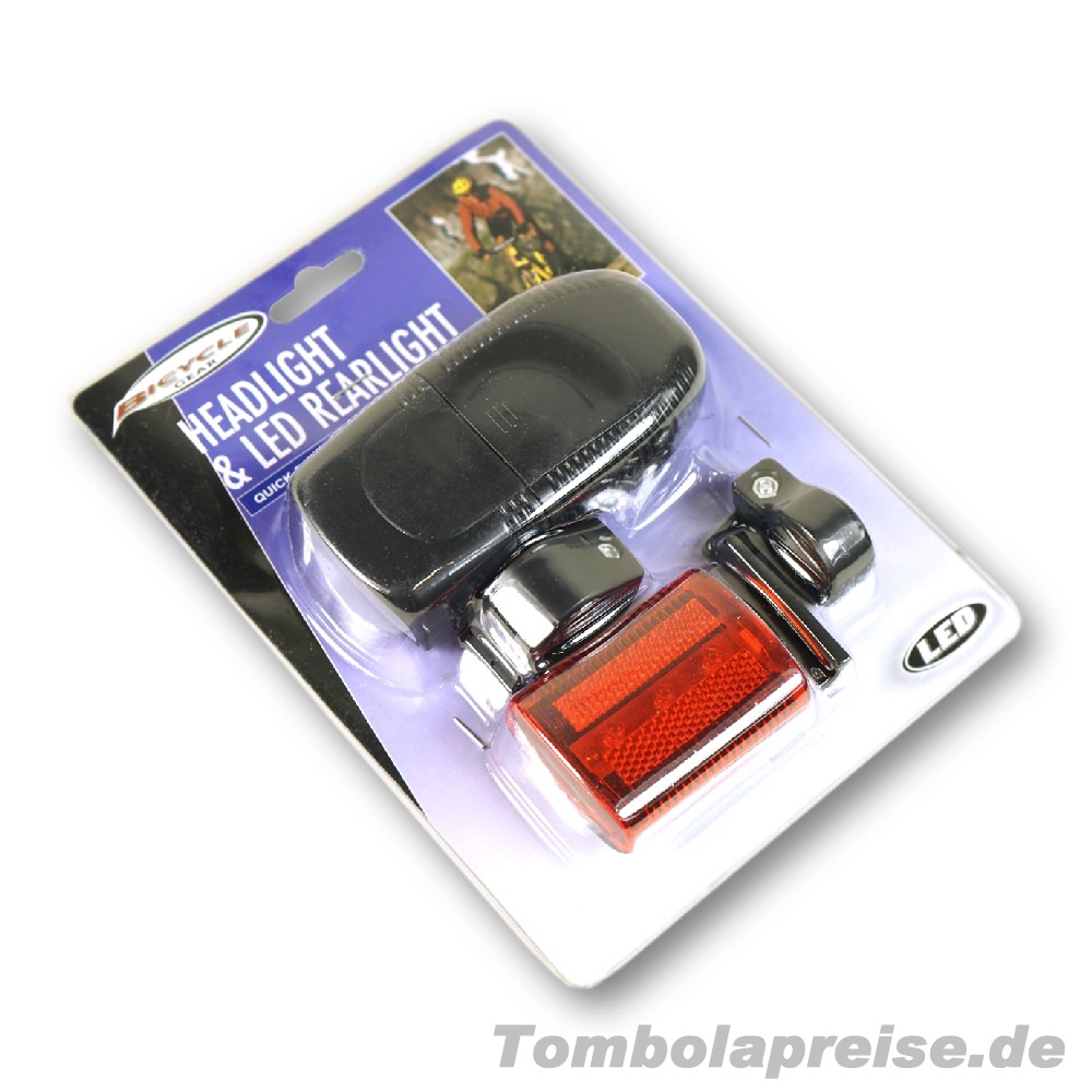 Tombolapreis Fahrradlampen-Set