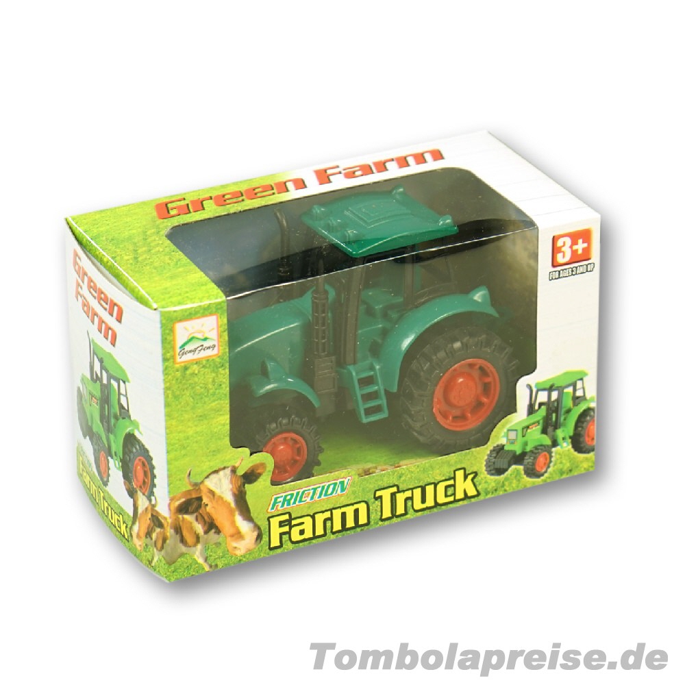 Tombolapreis Traktor mit Rückaufzug