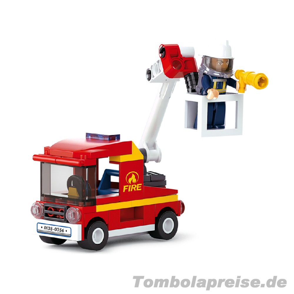 Tombolapreis Steckbausteinset Feuerwehr klein