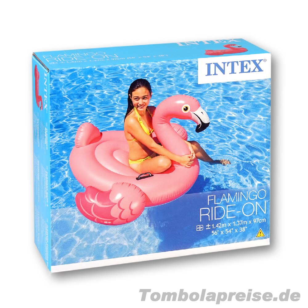 Tombolapreis Schwimmtier Flamingo