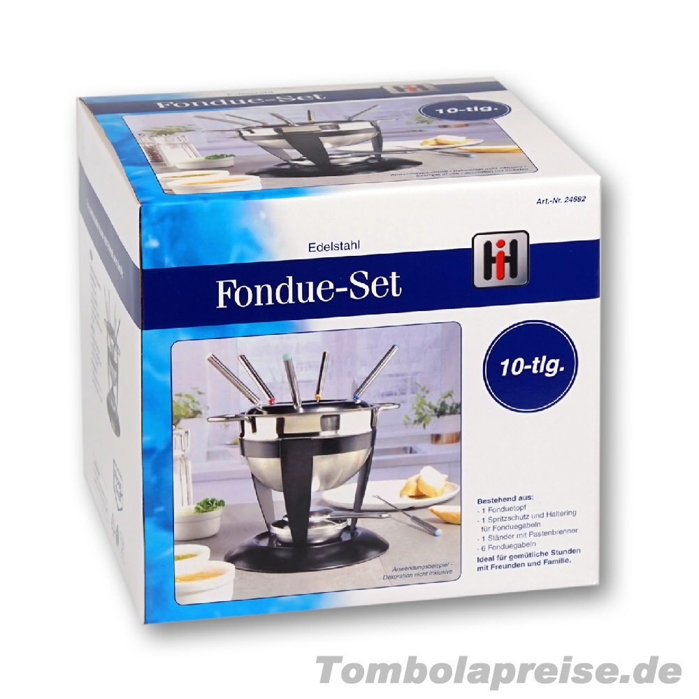 Tombolapreis Fondueset 10-teilig