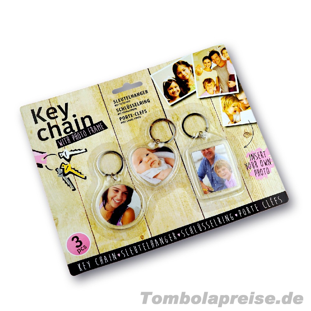 Tombolapreis Foto-Schlüsselanhänger