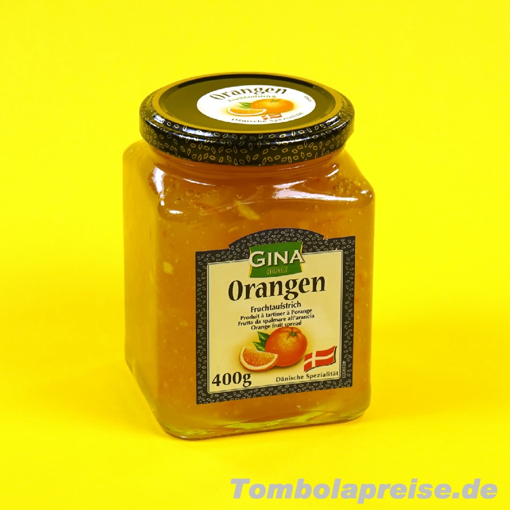 Tombolapreis Fruchtaufstrich Orange