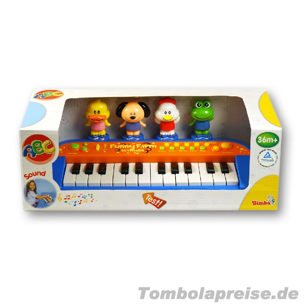 Tombolapreis Funny Farm Keyboard