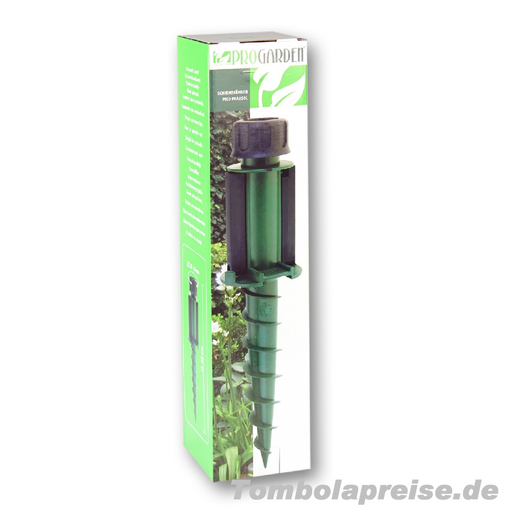 Tombolapreis Schirmständer für Garten
