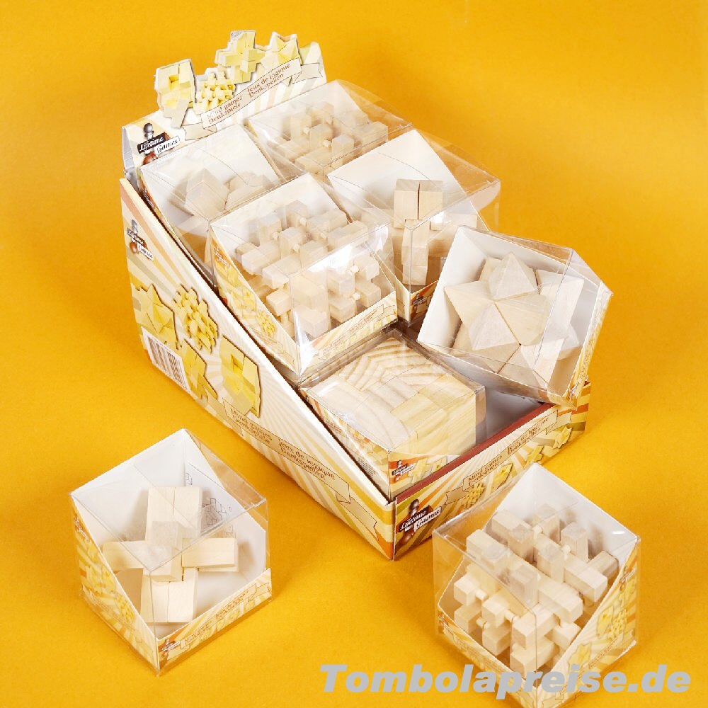 Tombolapreis Holz-Knobelspiel