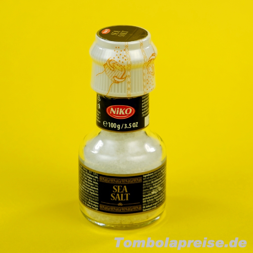 Tombolapreis Gewürzmühle Meersalz
