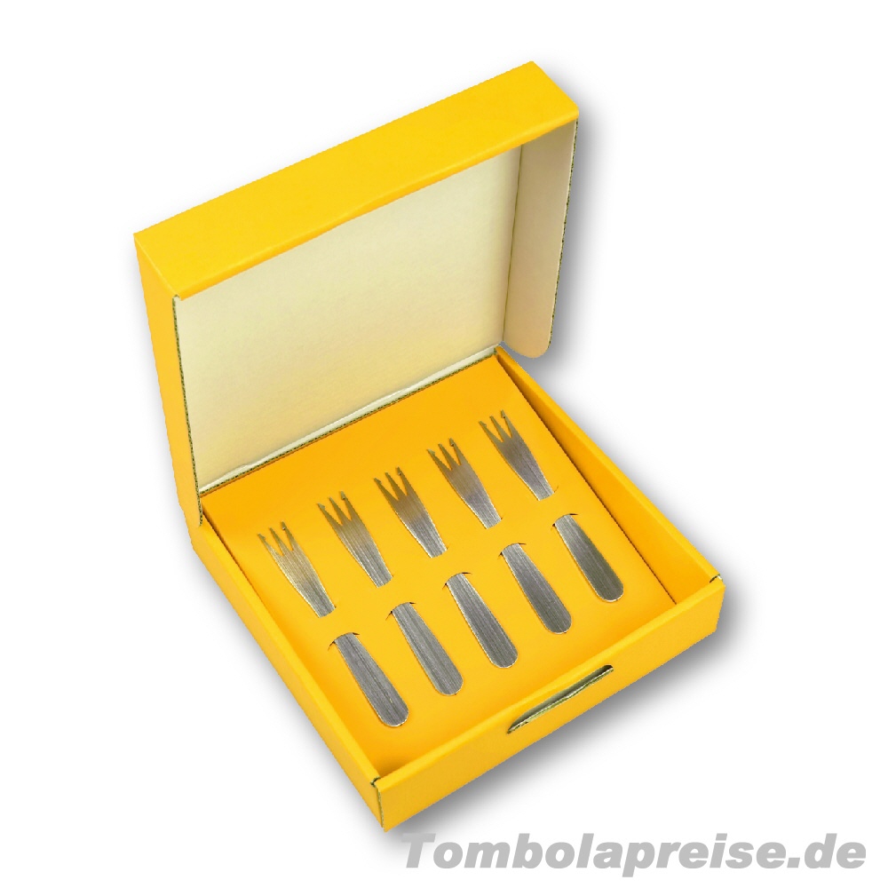Tombolapreis Pommesgabel-Set