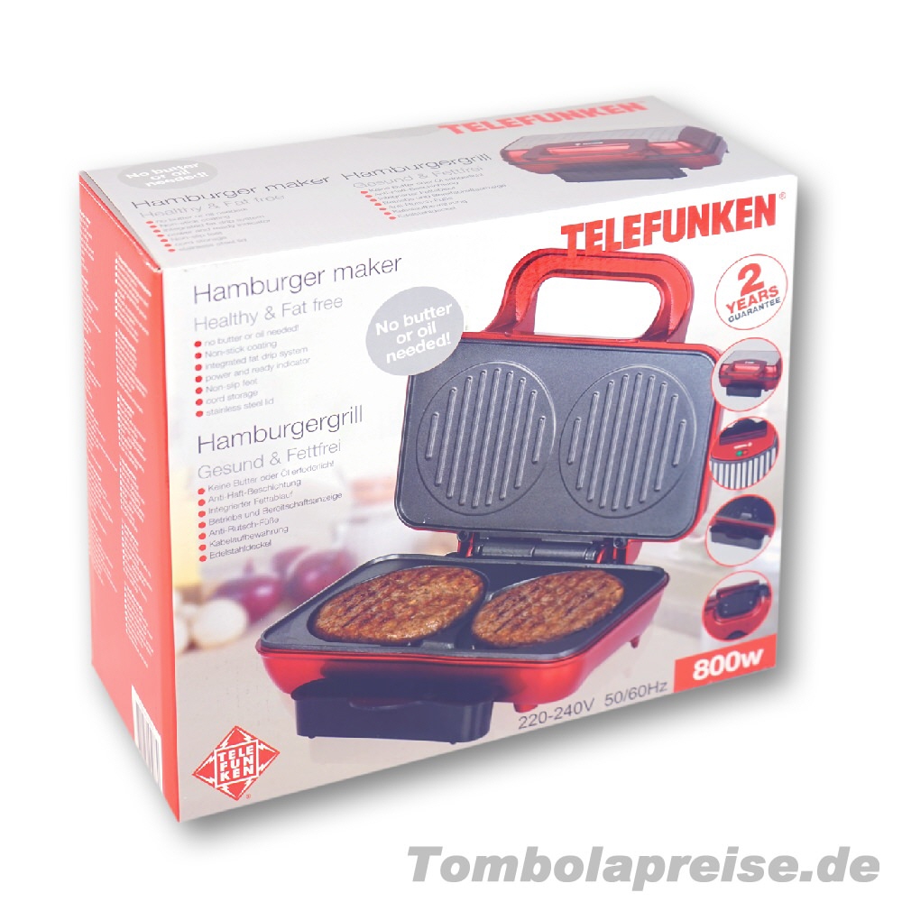 Tombolapreis Hamburger Brater