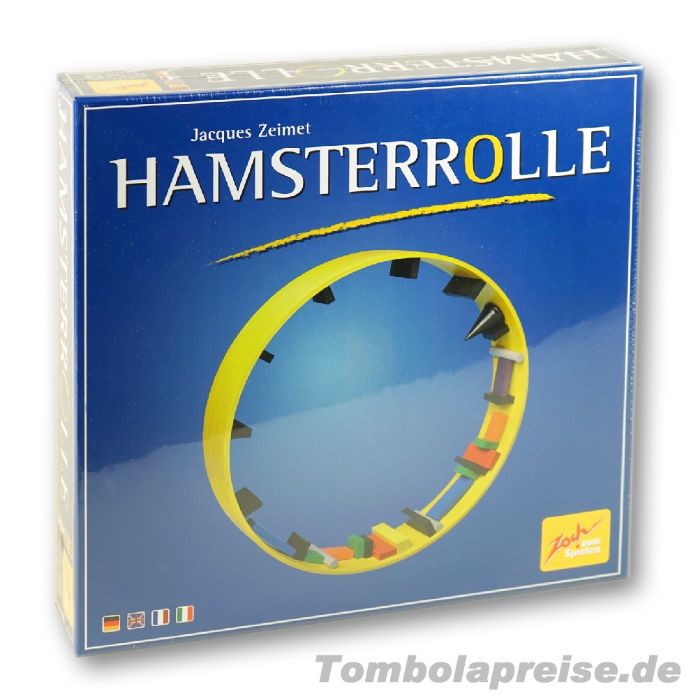 Tombolapreis Spiel Hamsterrolle