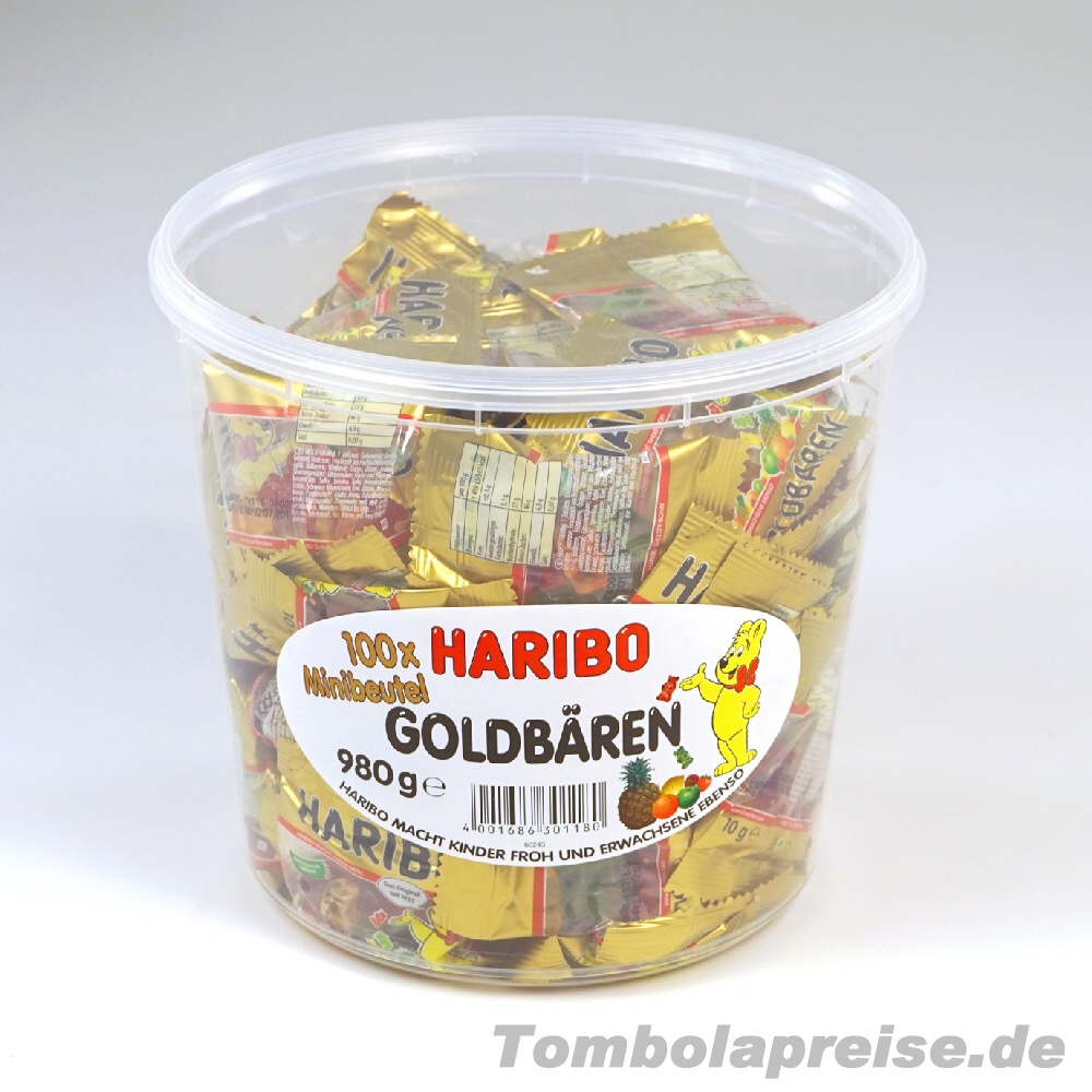 Tombolapreis Haribo Goldbären Minibeutel