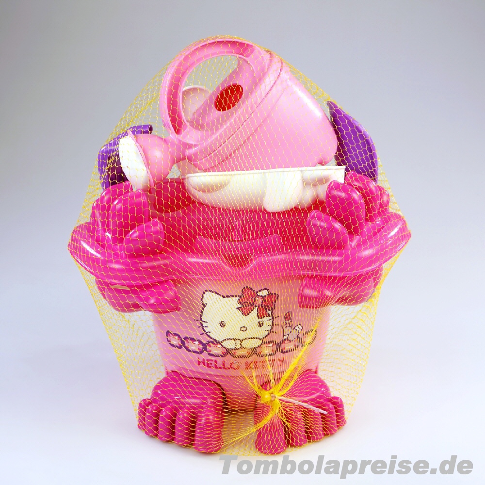 Tombolapreis Hello Kitty Sandspielzeugeimer