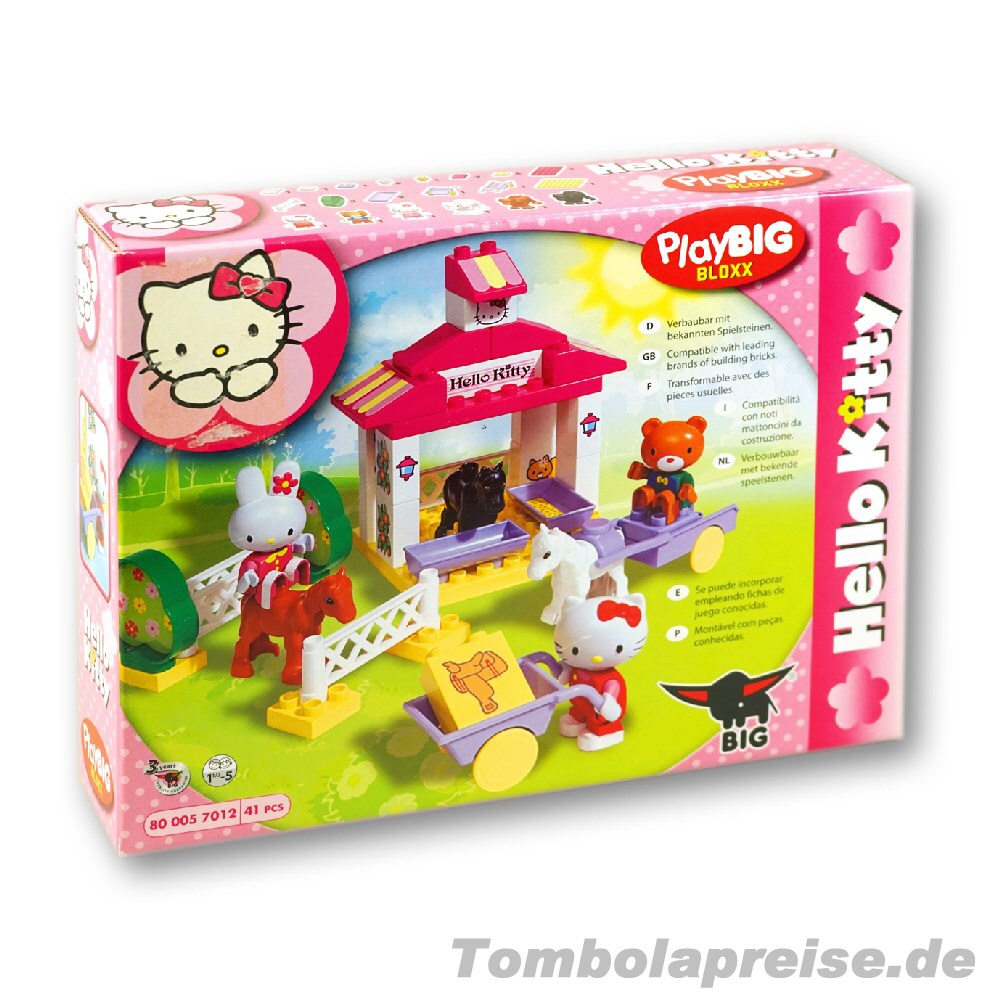 Tombolapreis Hello Kitty Pferdestall