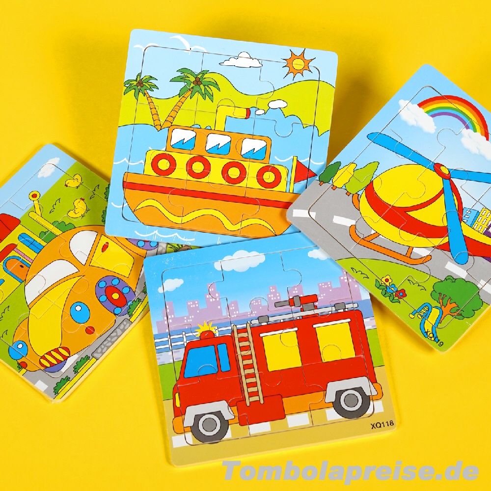 Tombolapreis Holz-Puzzle Kindermotive