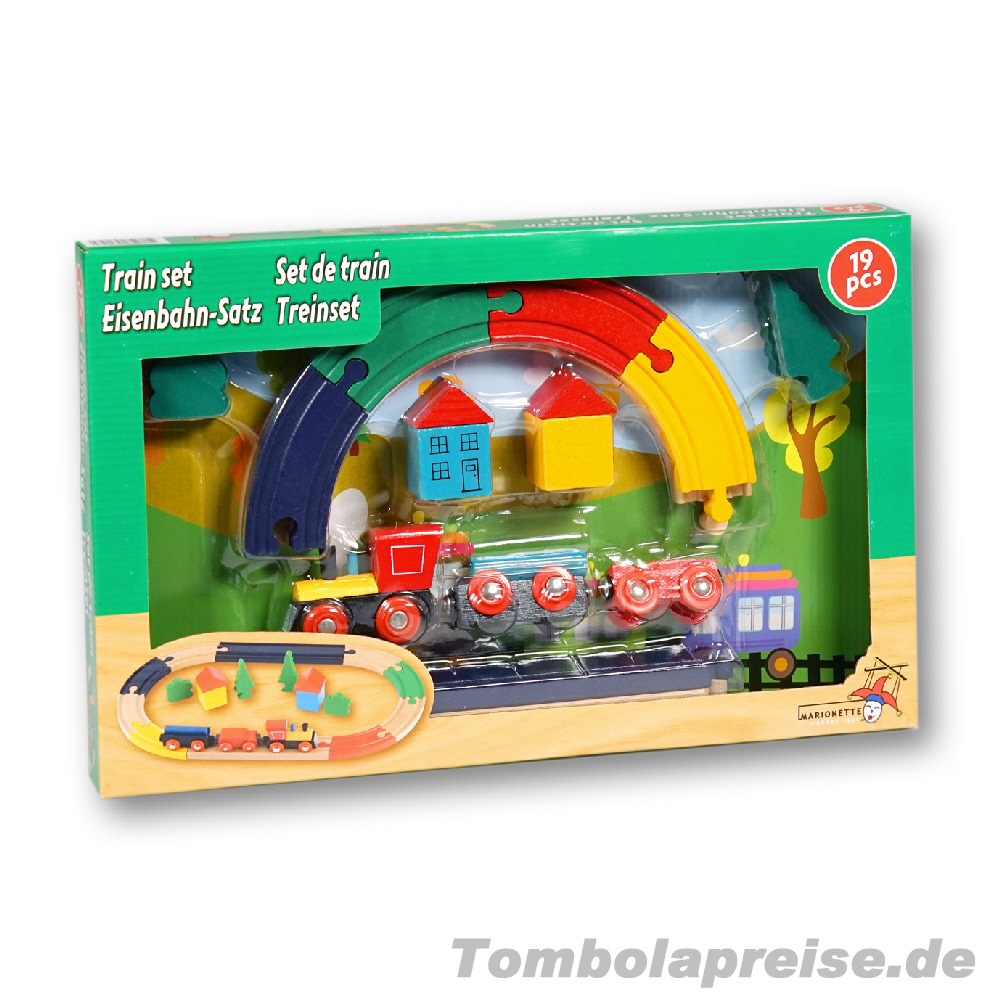 Tombolapreis Holzeisenbahn