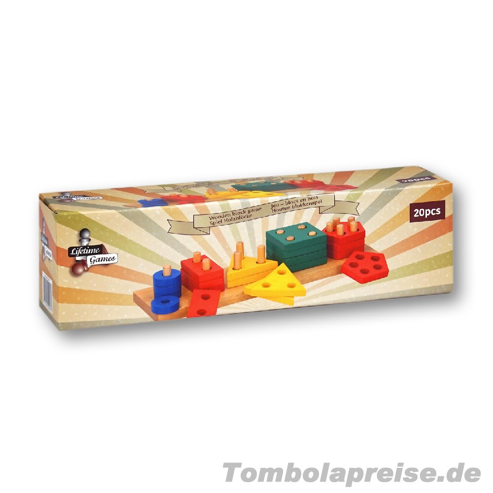 Tombolapreis Holzklötze