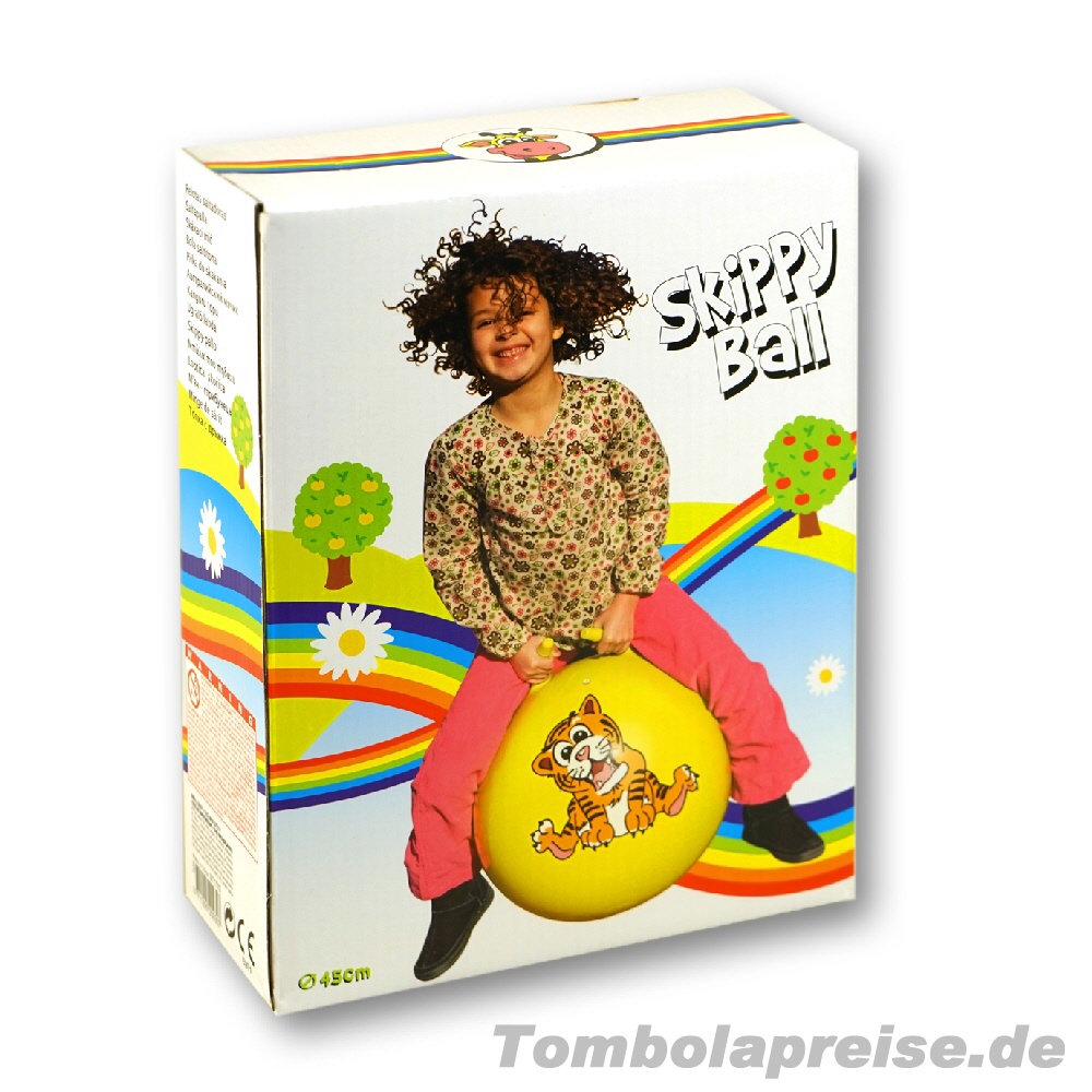 Tombolapreis Hüpfball in Verpackung