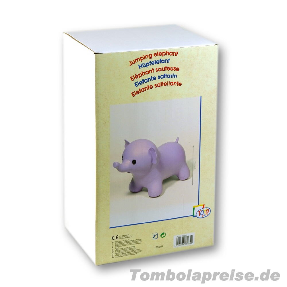 Tombolapreis Aufblasbarer Hüpfelefant