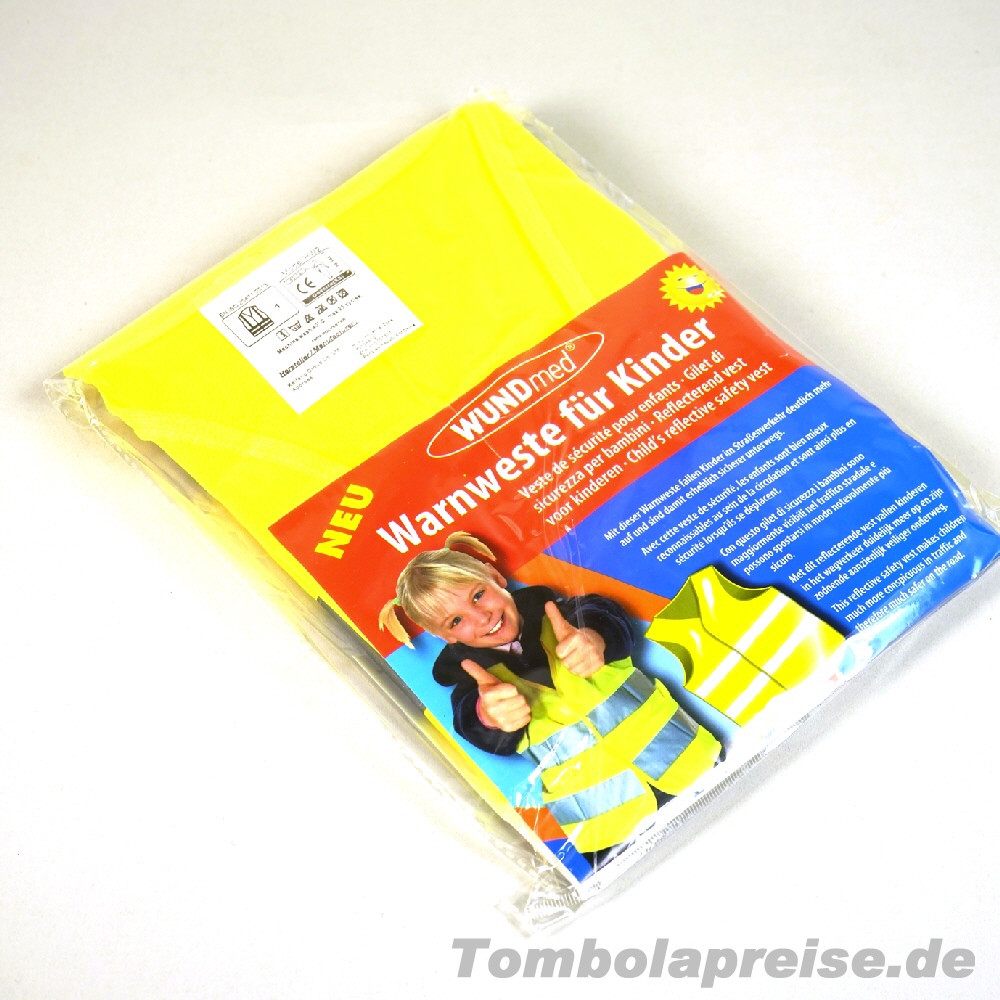 Tombolapreis Warnweste für Kinder