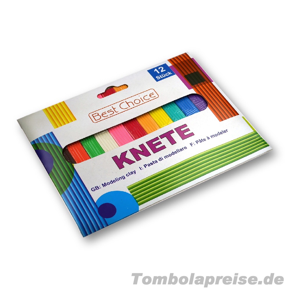 Tombolapreis Knete 12 Farben