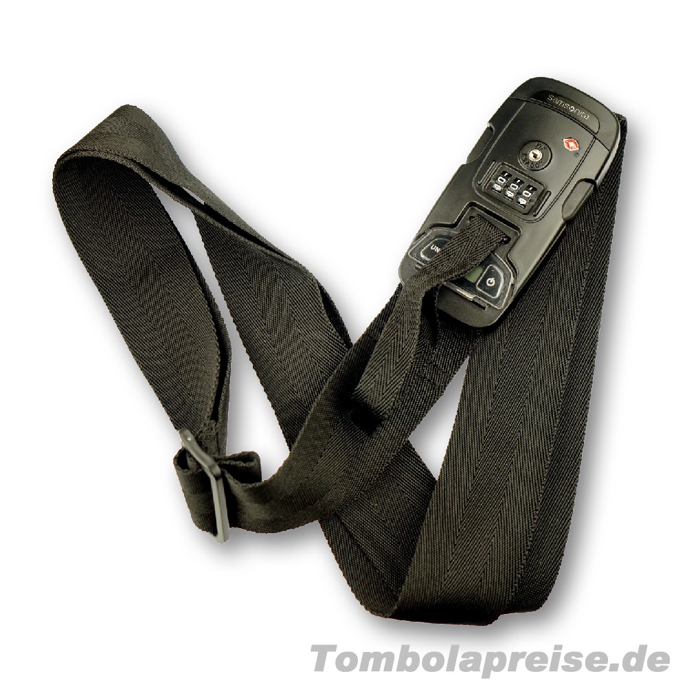 Tombolapreis Koffergurt mit Waage