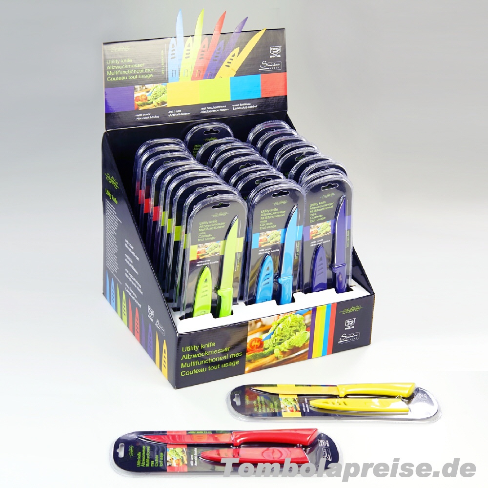 Tombolapreis Küchenmesser im Display