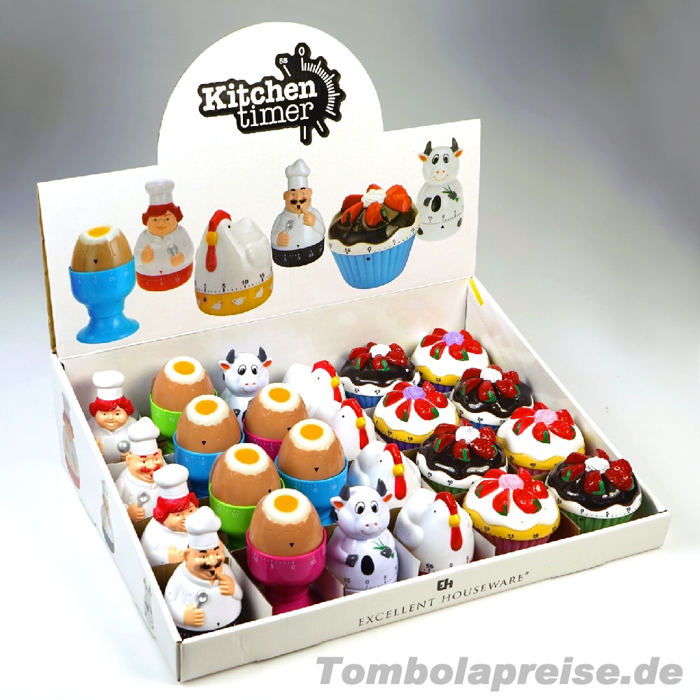 Tombolapreis Küchenwecker im Display