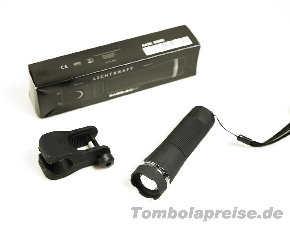 Tombolapreis LED-Leuchte mit Halterung
