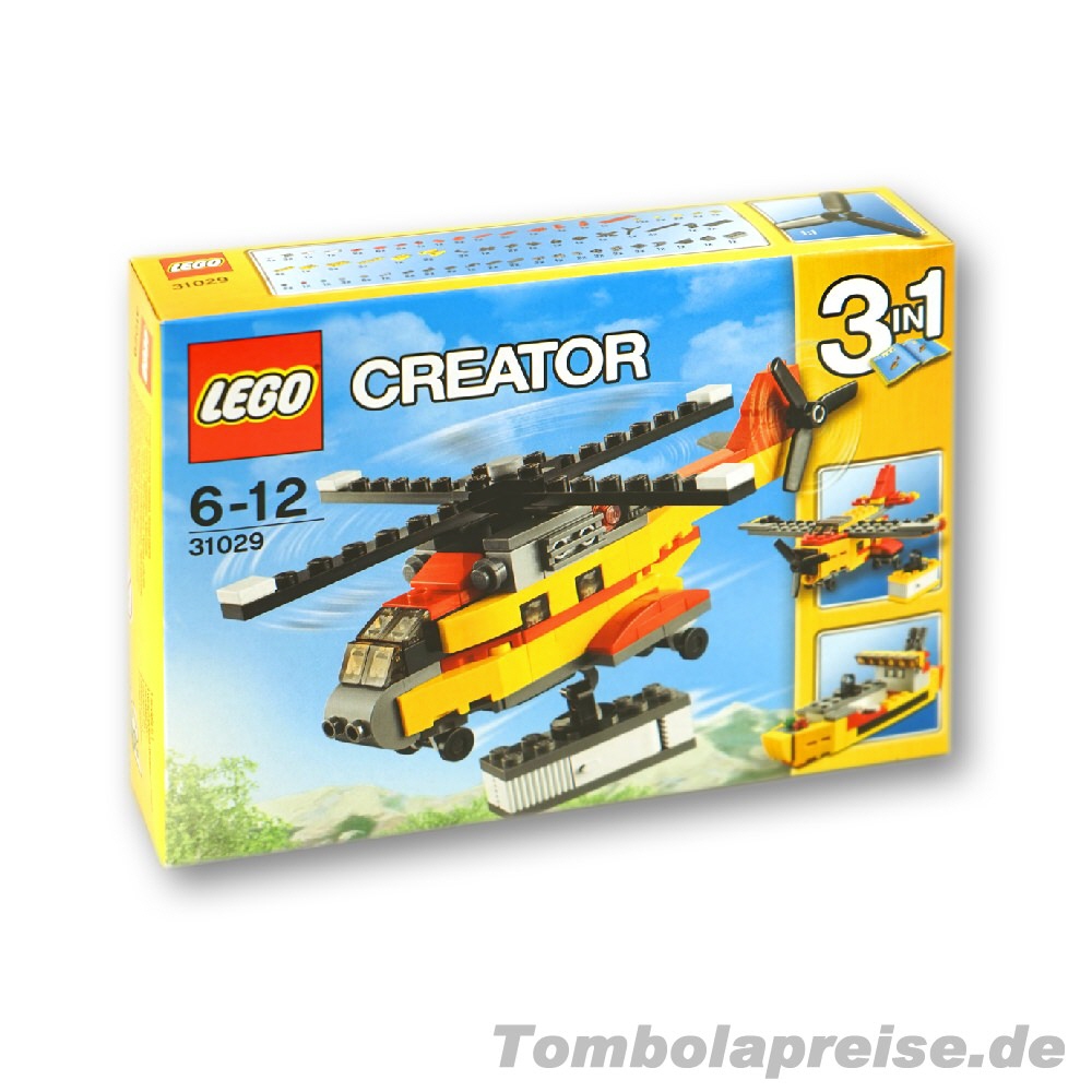 Tombolapreis LEGO Creator Fahrzeuge 3in1
