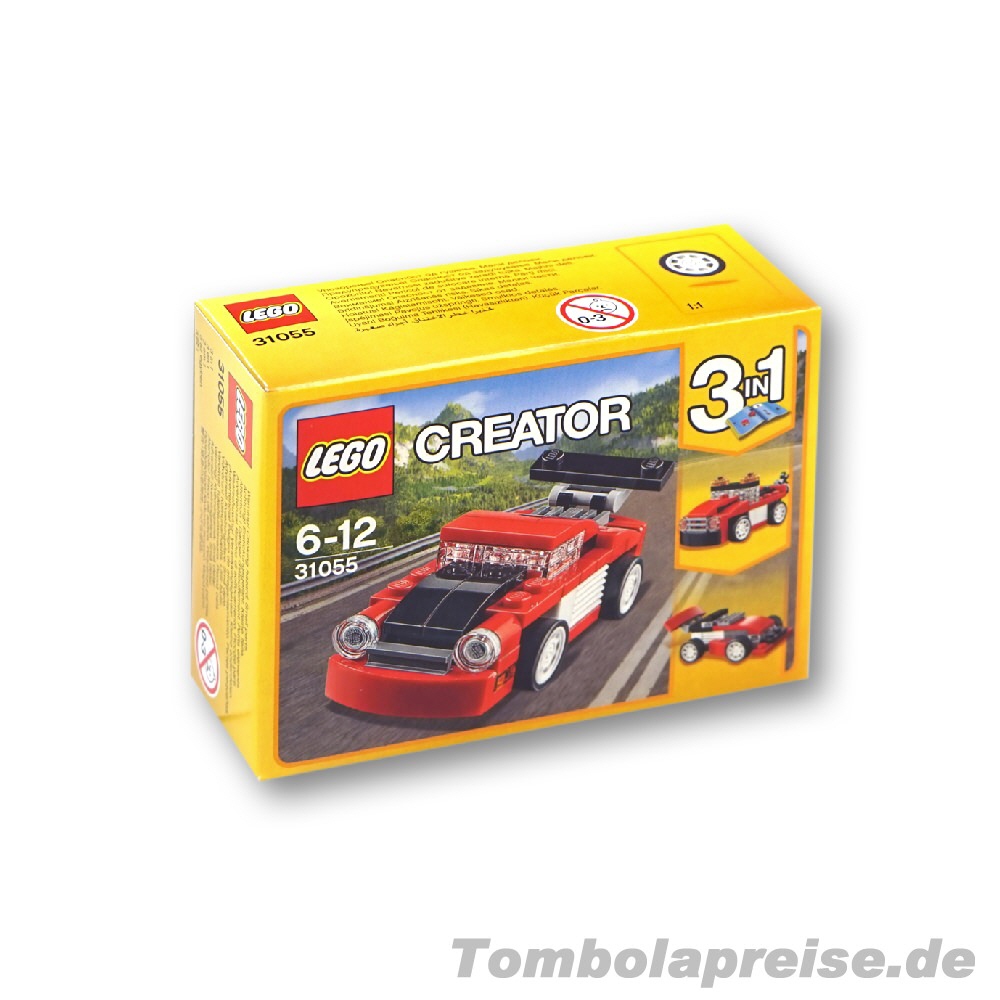 Tombolapreis LEGO Rennwagen 3in1