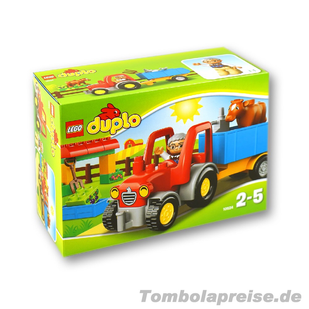 Tombolapreis LEGO Duplo Traktor mit Hänger