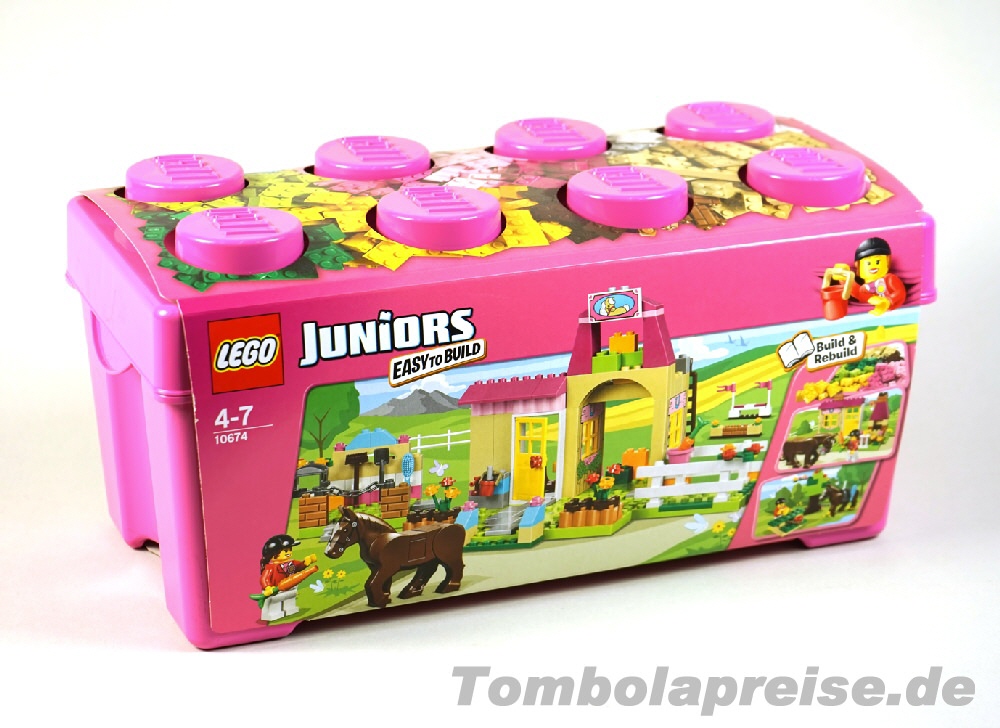 Tombolapreis LEGO Juniors Box pink