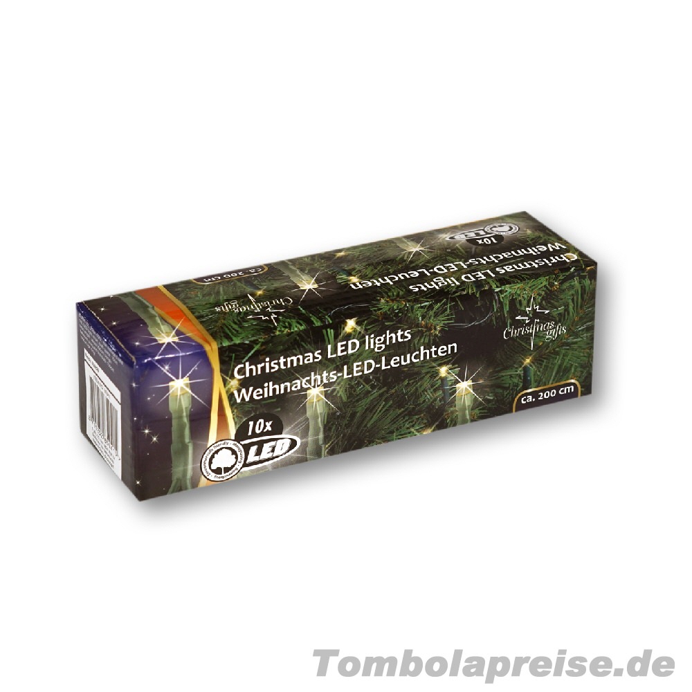 Tombolapreis Lichterkette 10er weiss
