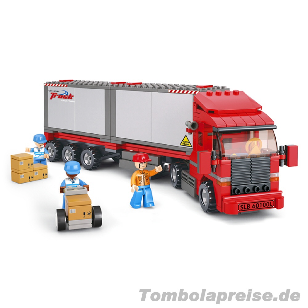 Tombolapreis Klembausteinset LKW-Transporter