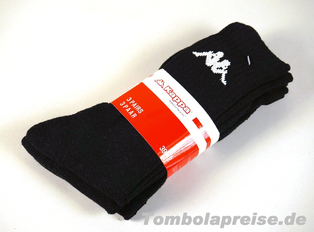 Tombolapreis Männersocken schwarz
