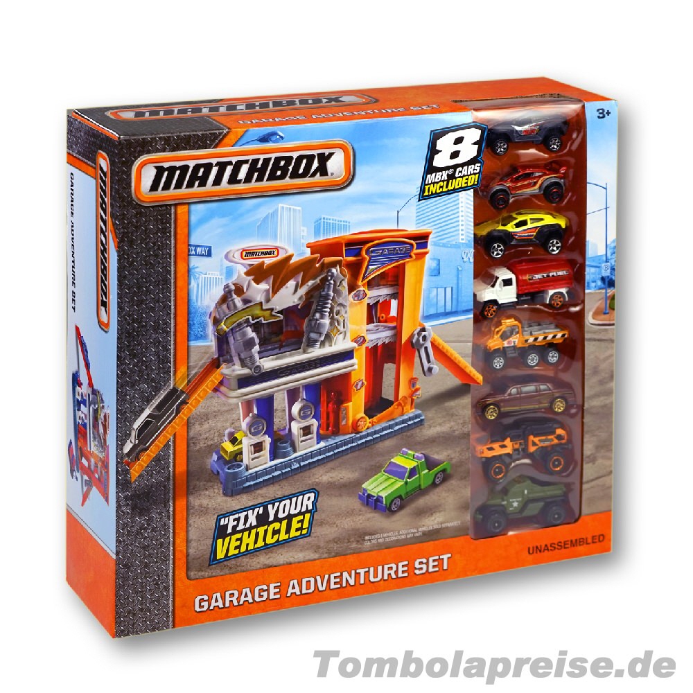 Tombolapreis Matchbox City Spielset