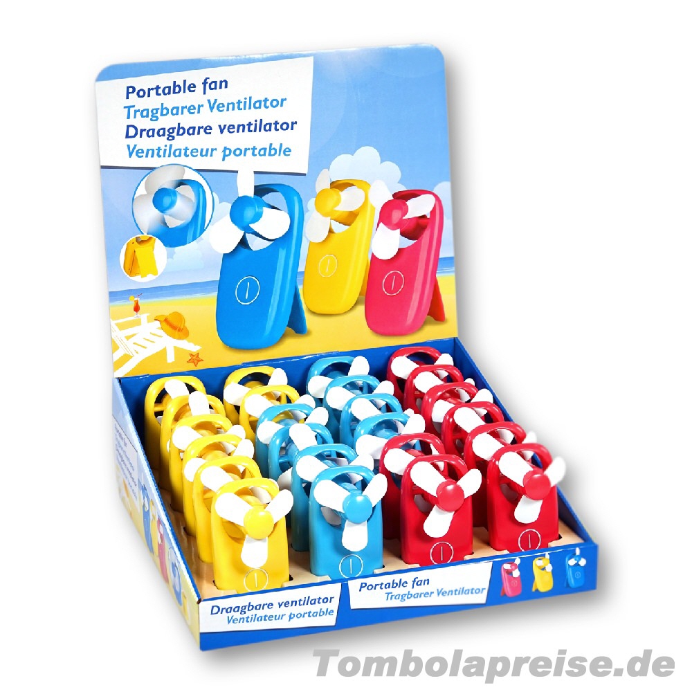 Tombolapreis Mini-Ventilator zum Aufstellen