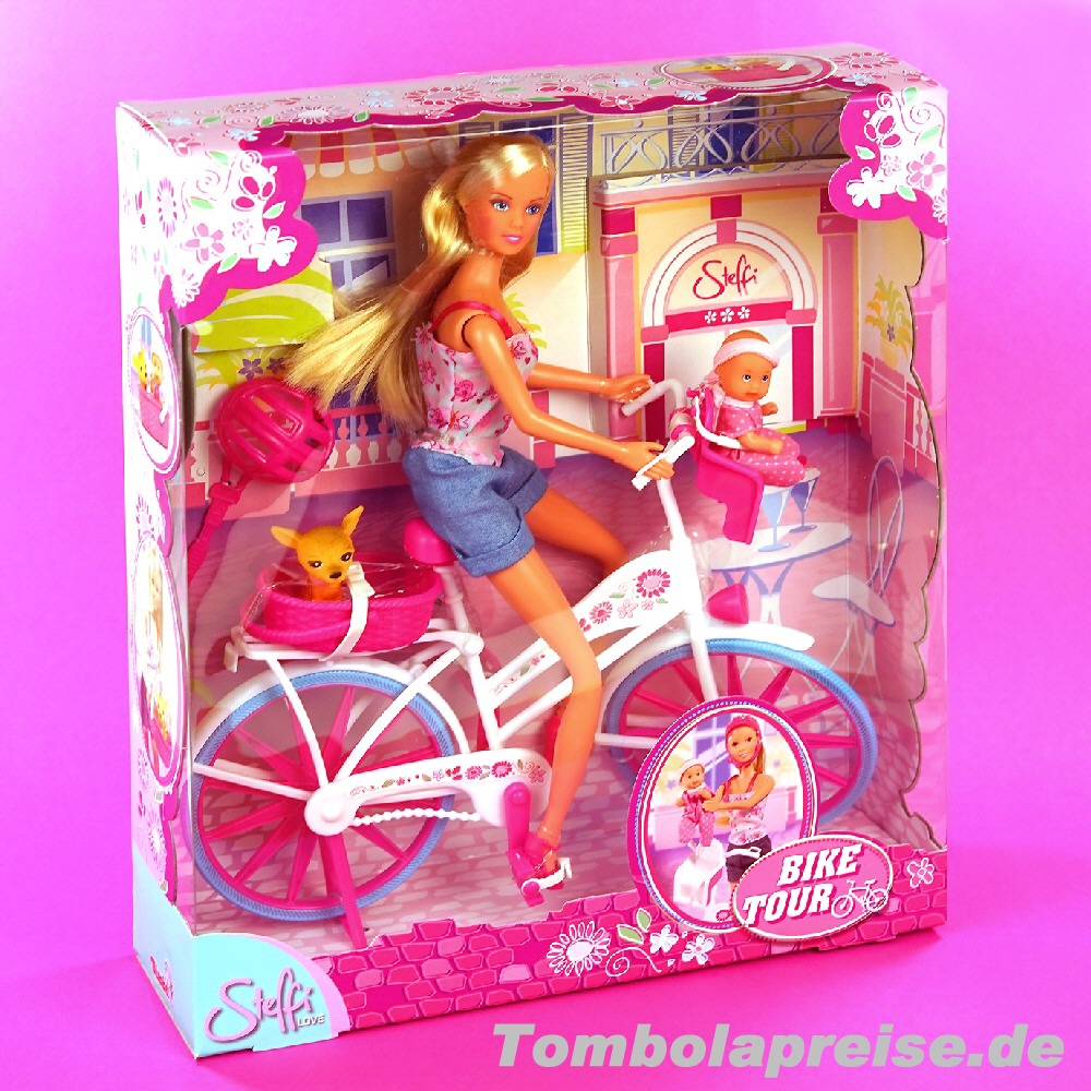 Tombolapreis Modepuppe Bike-Tour-Set