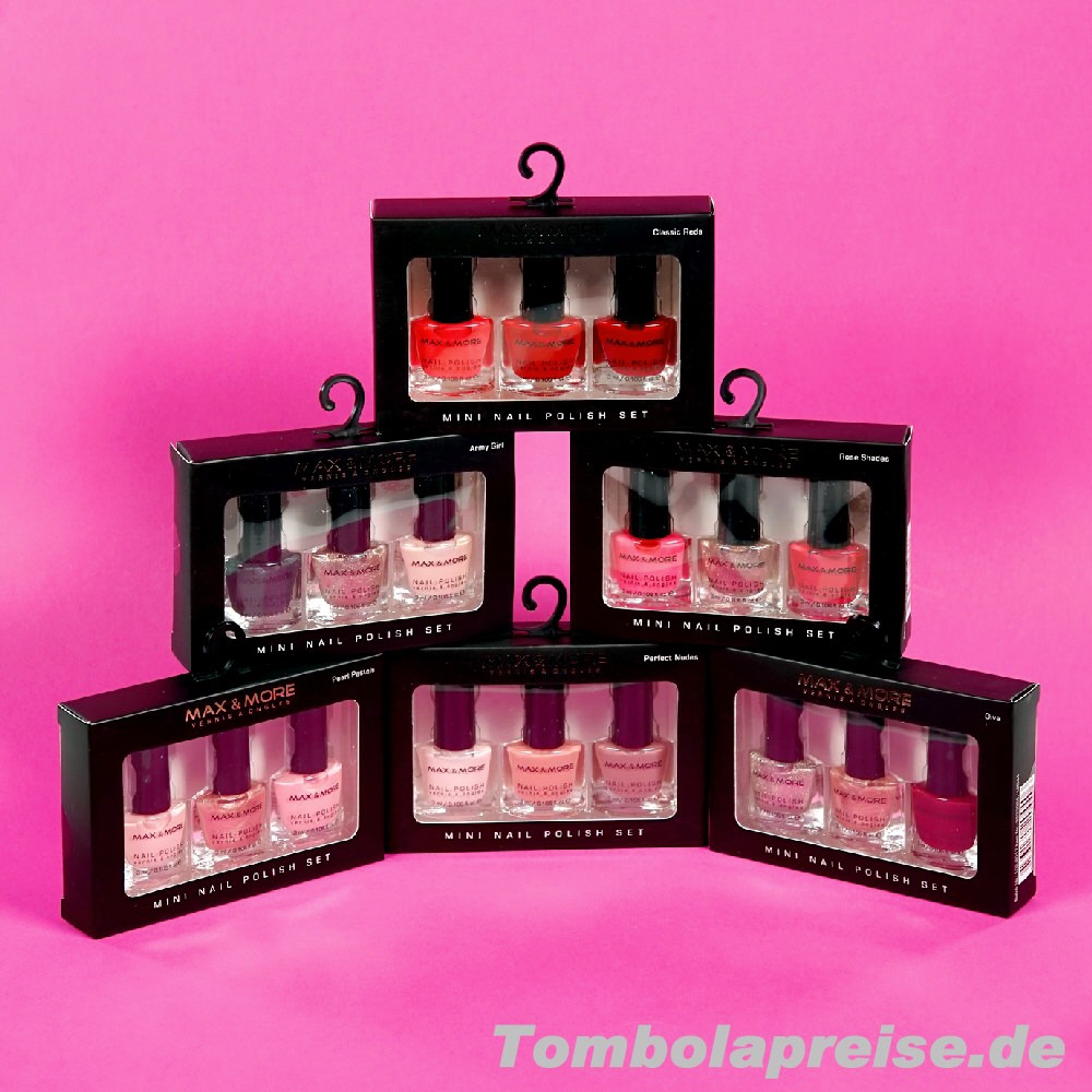 Tombolapreis Nagellack 3er-Set