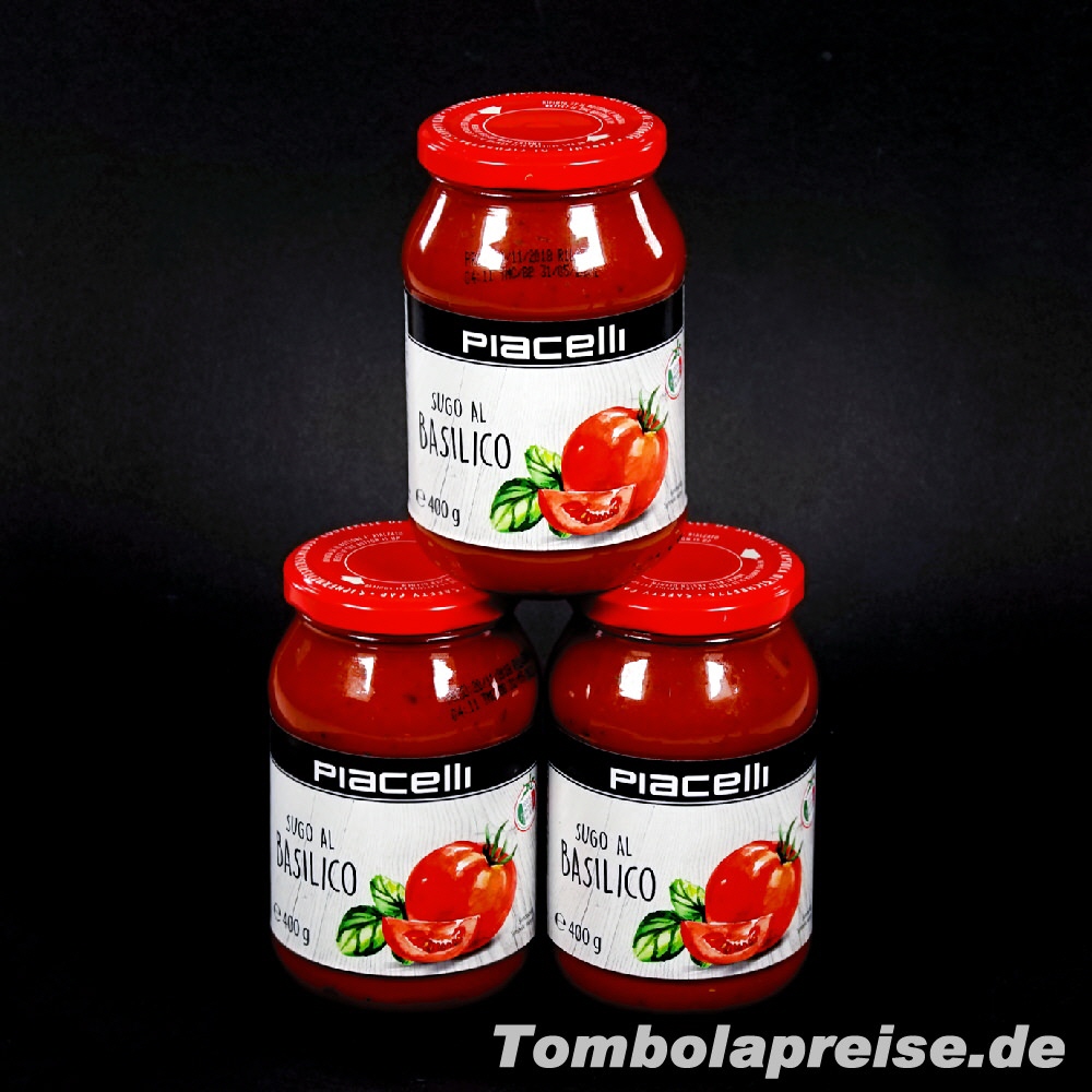 Tombolapreis Tomaten-Nudelsauce