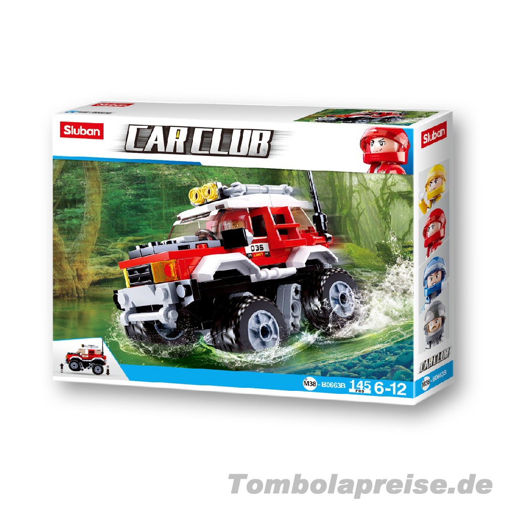 Tombolapreis Steckbausteinkasten Offroader