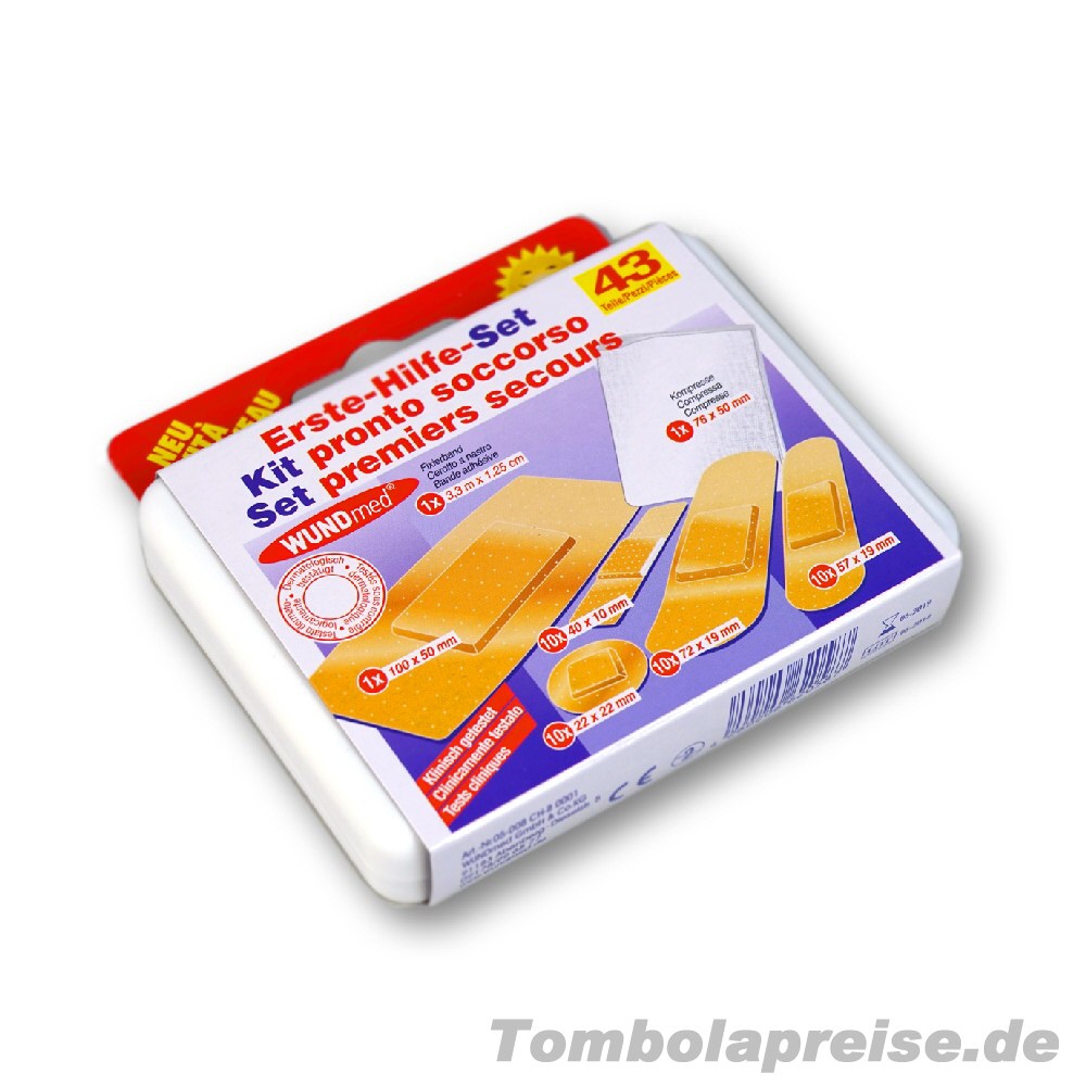 Tombolapreis Pflasterset Erste Hilfe