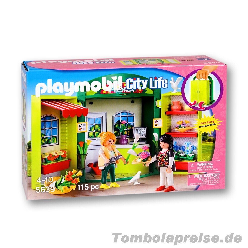 Tombolapreis Blumenladen Playmobil